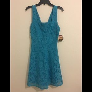 Bebop turquoise lace dress 👗